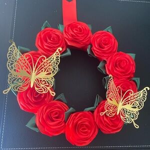 Rose wreath.